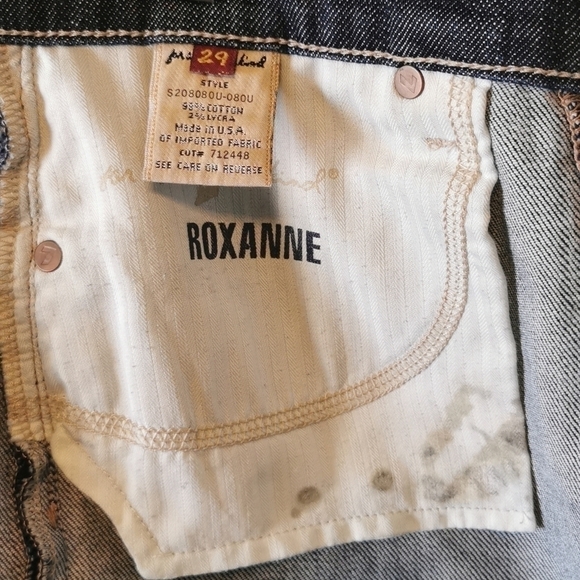 7 For All Mankind Denim Miniskirt Darkwash 29 - Picture 7 of 7